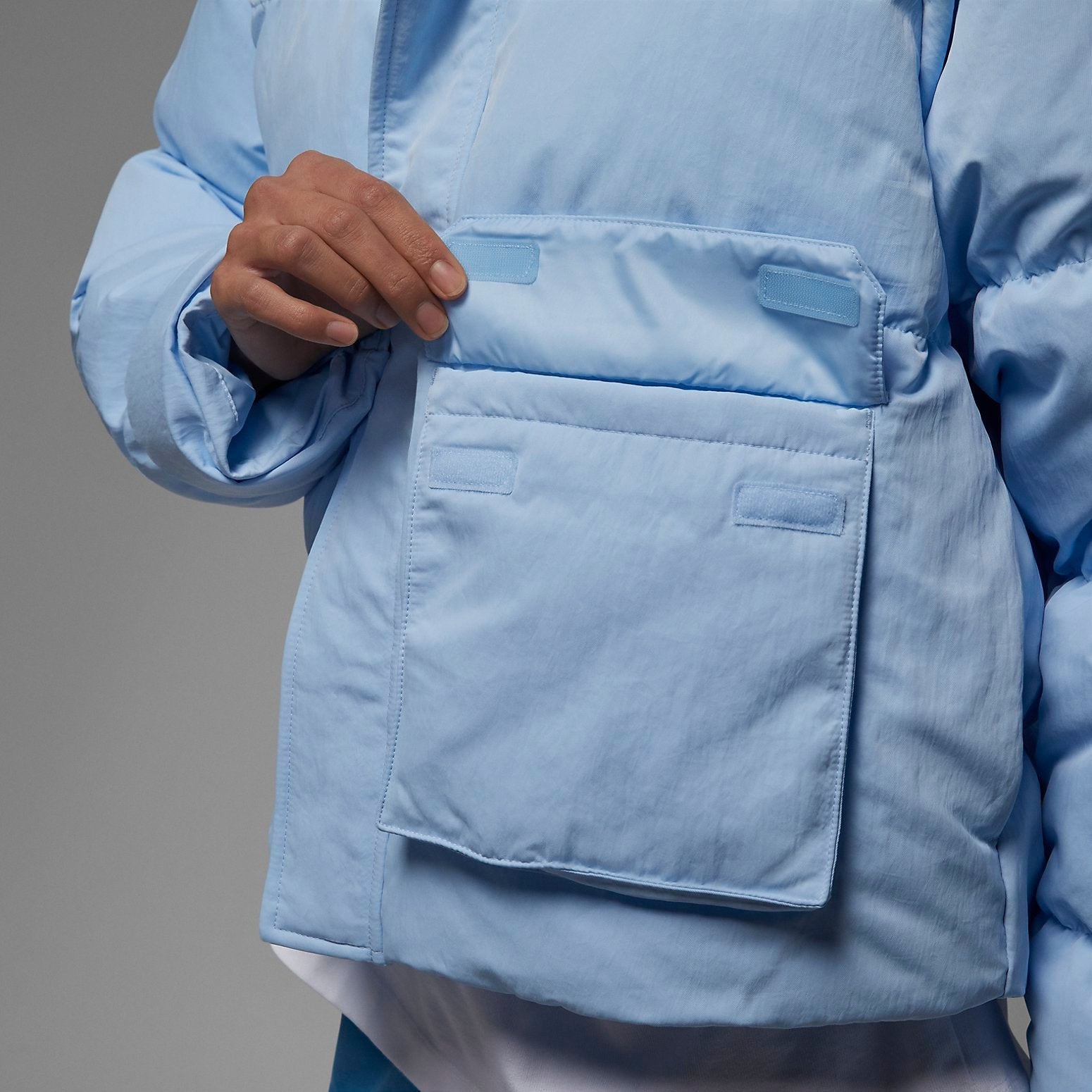 (WMNS) Air Jordan Flight Puffer Jacket 'Blue' DR0547-411 - 3