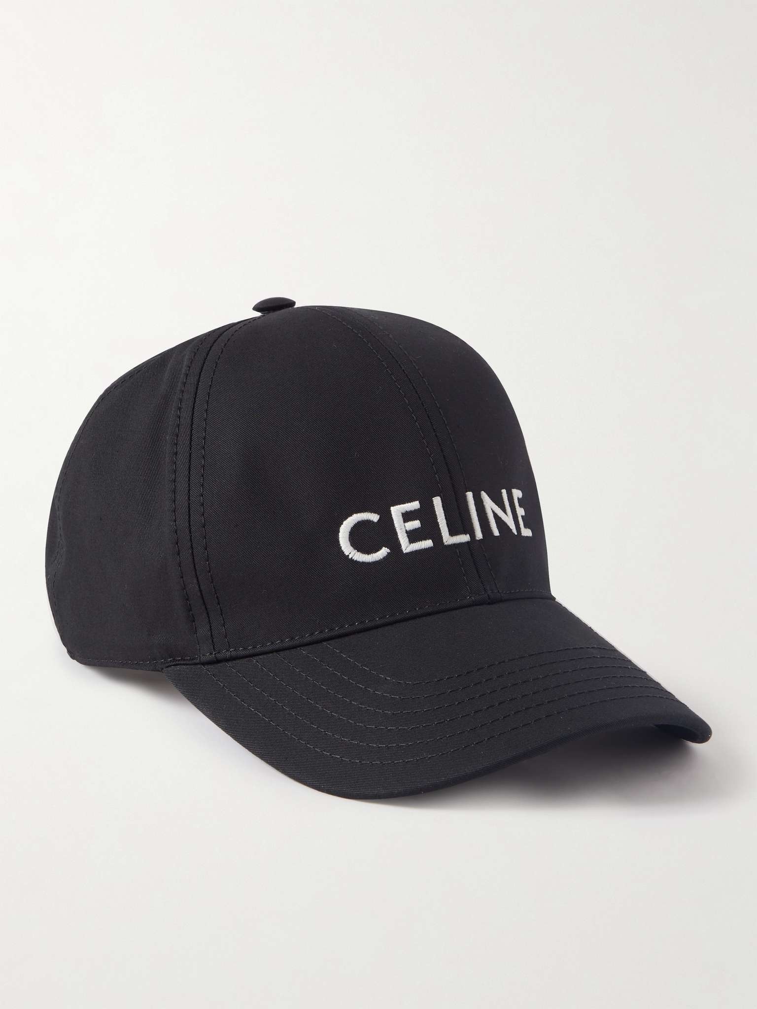 Logo-Embroidered Cotton-Gabardine Baseball Cap - 1