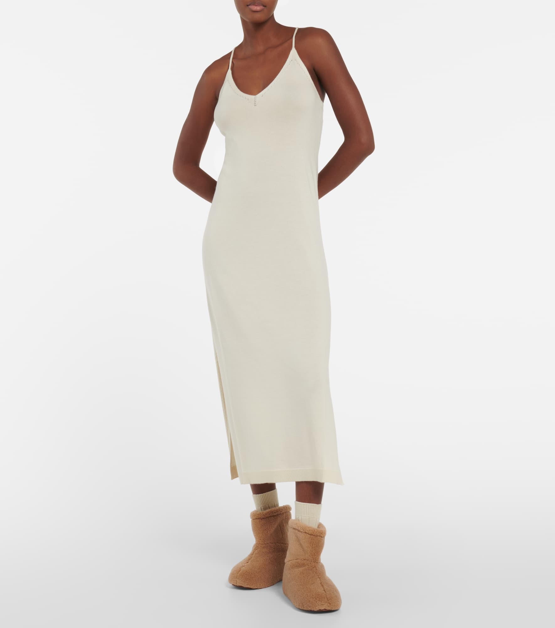 Ajour cashmere midi dress - 2