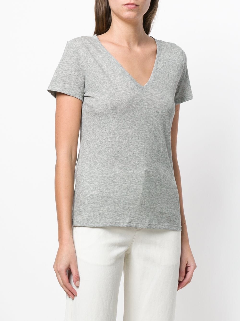 classic v-neck T-shirt - 3