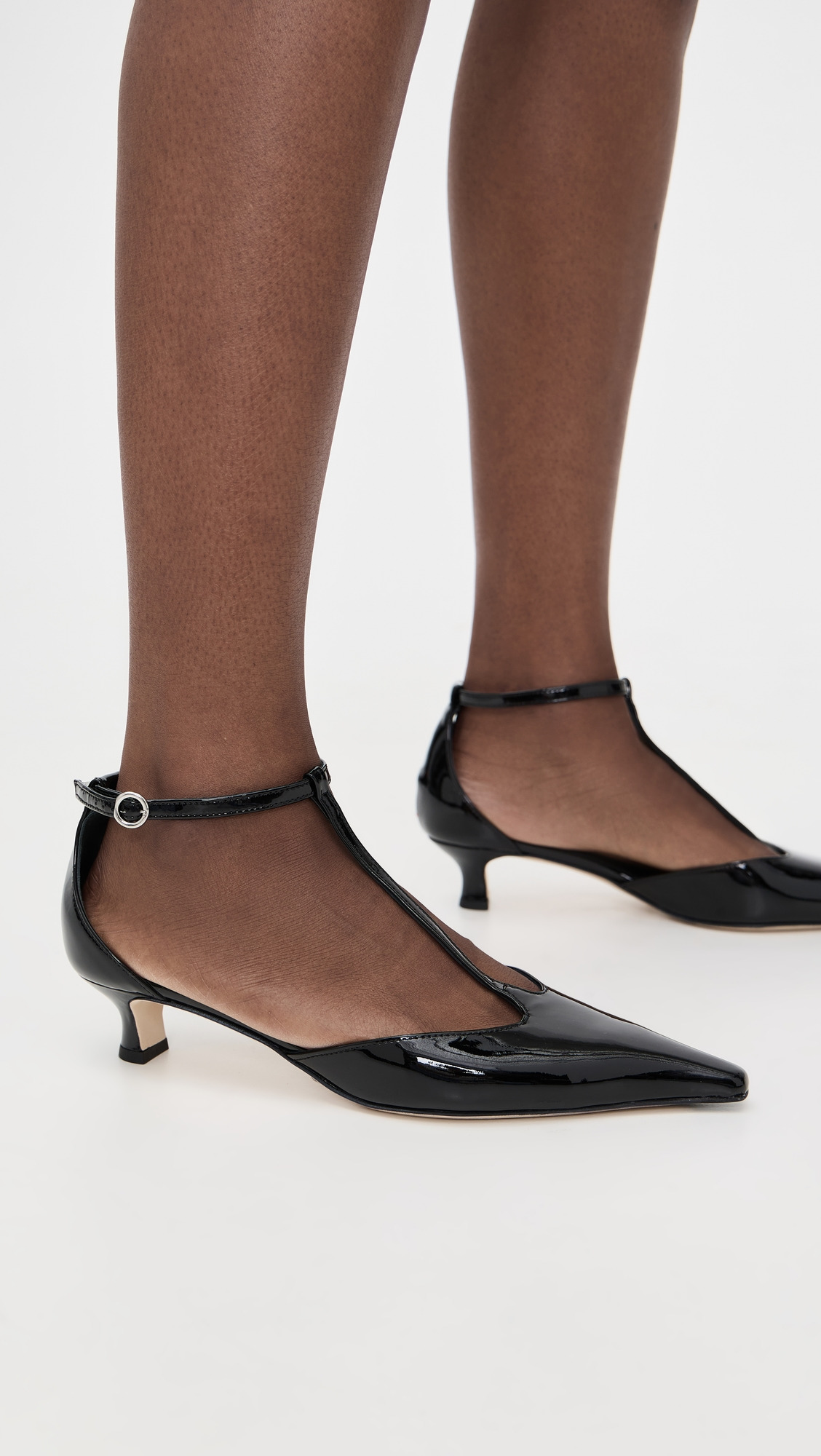 Liz Patent Calf Leather Black Heels - 2
