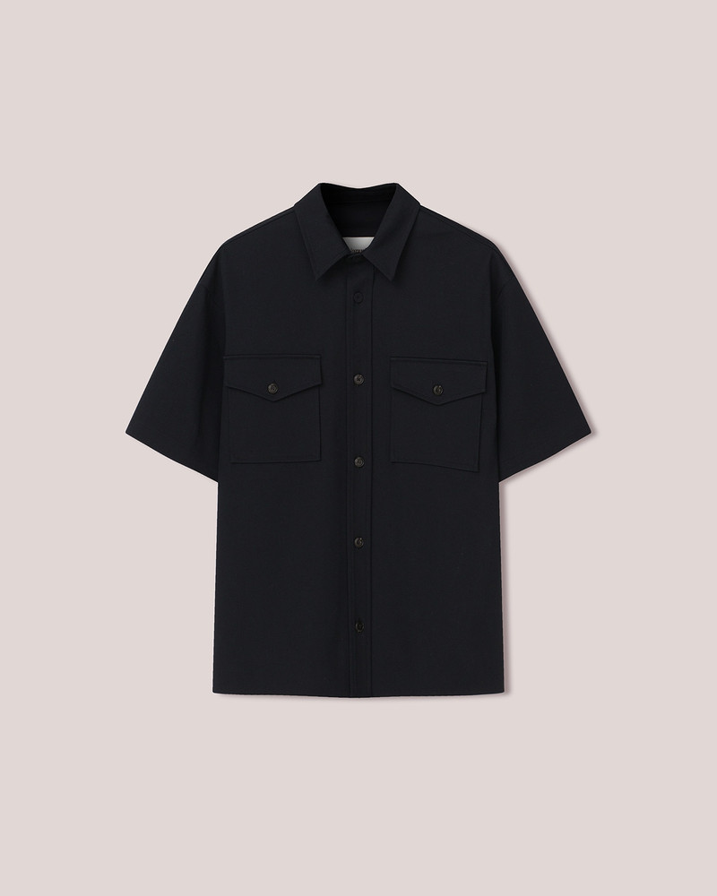 KITH - Cavalry-twill polo - Ink 1