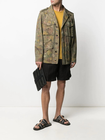 Etro floral-print safari jacket outlook