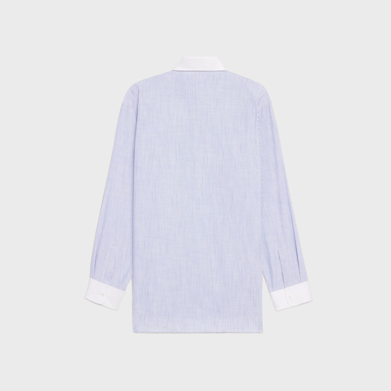 CELINE OVERSIZED SHIRT IN STRIPED COTTON outlook