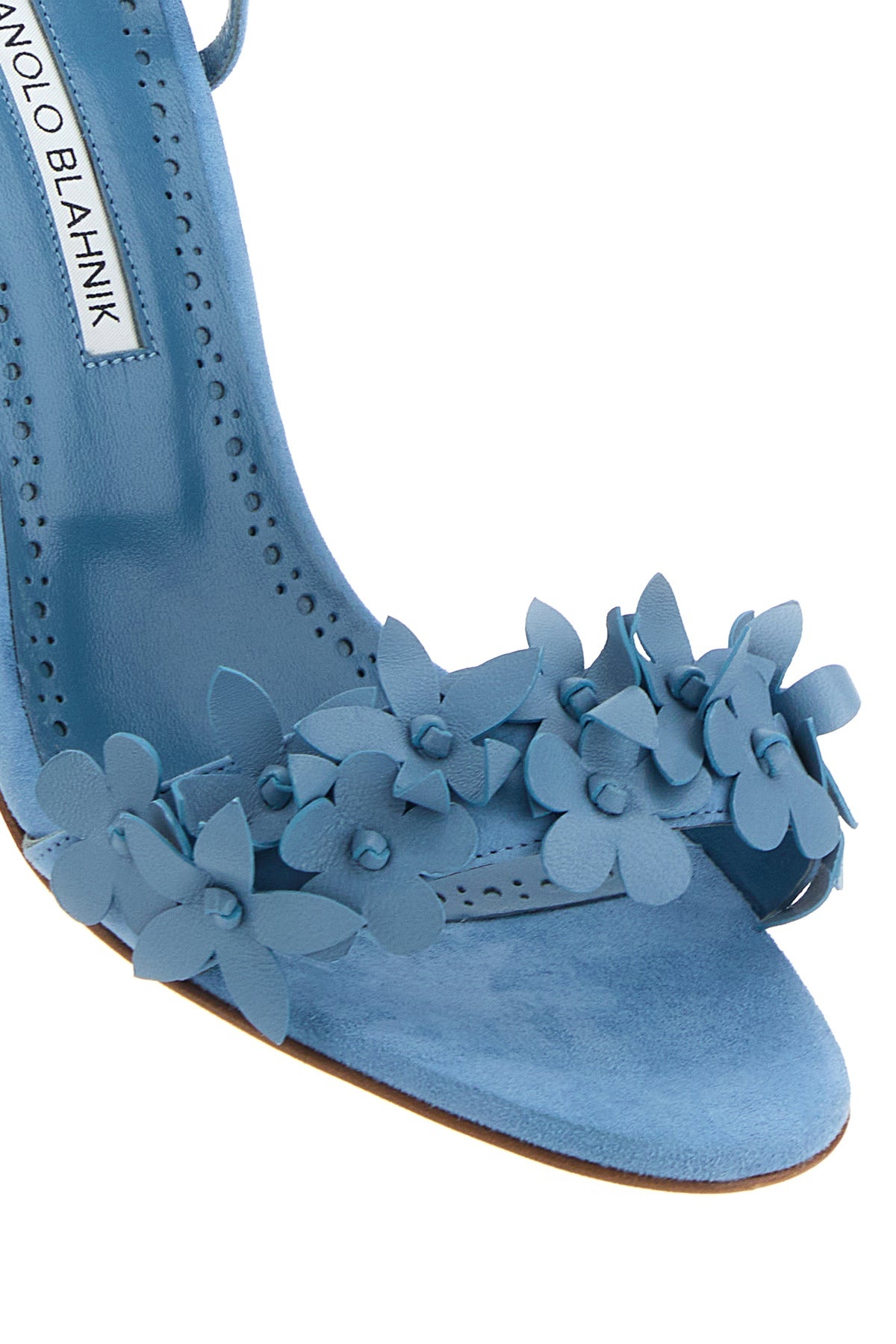 Light blue leather Anista sandals - 4