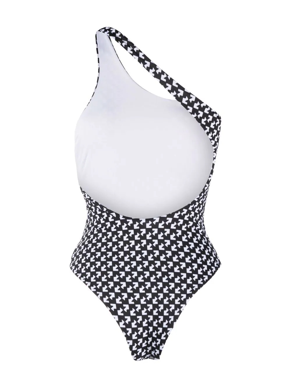 geometric pattern swimsuit - 2