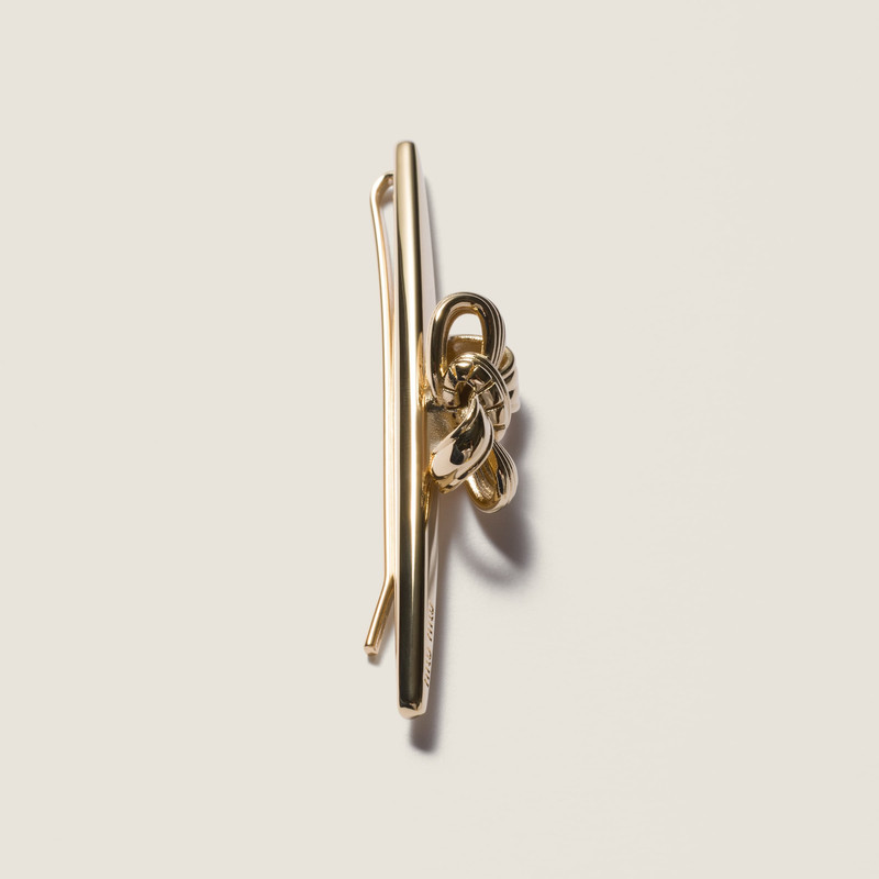 Miu Miu Metal hair barrette outlook