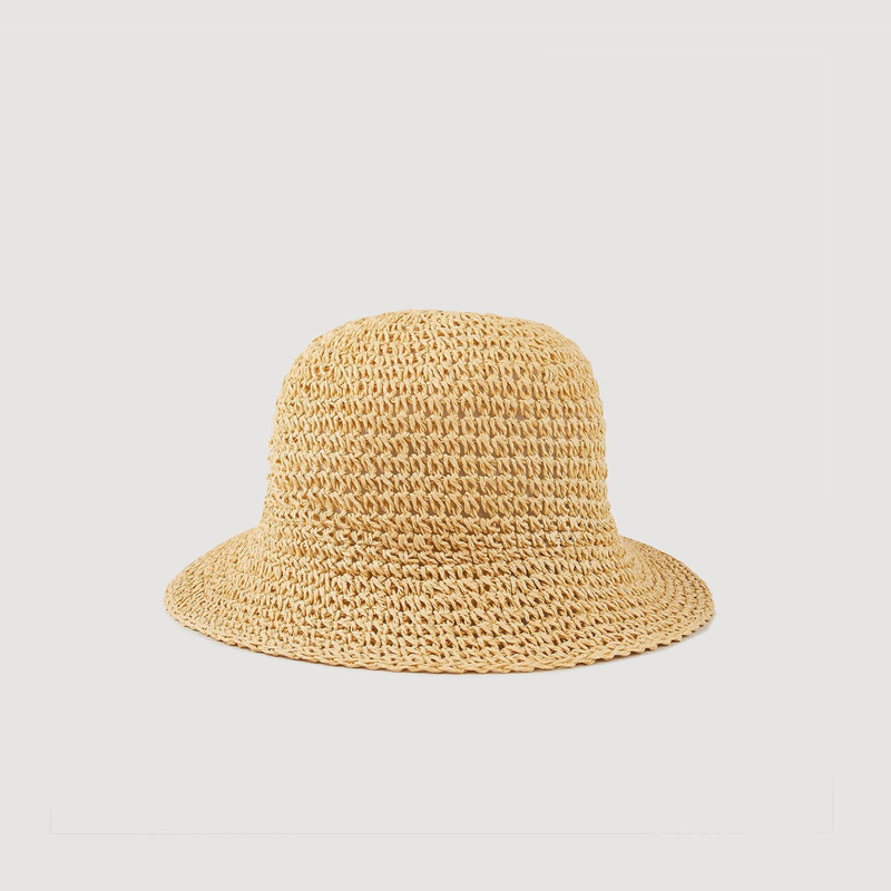CROCHET-EFFECT BUCKET HAT 1