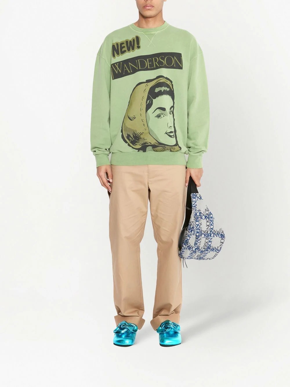 straight-leg chino trousers - 2