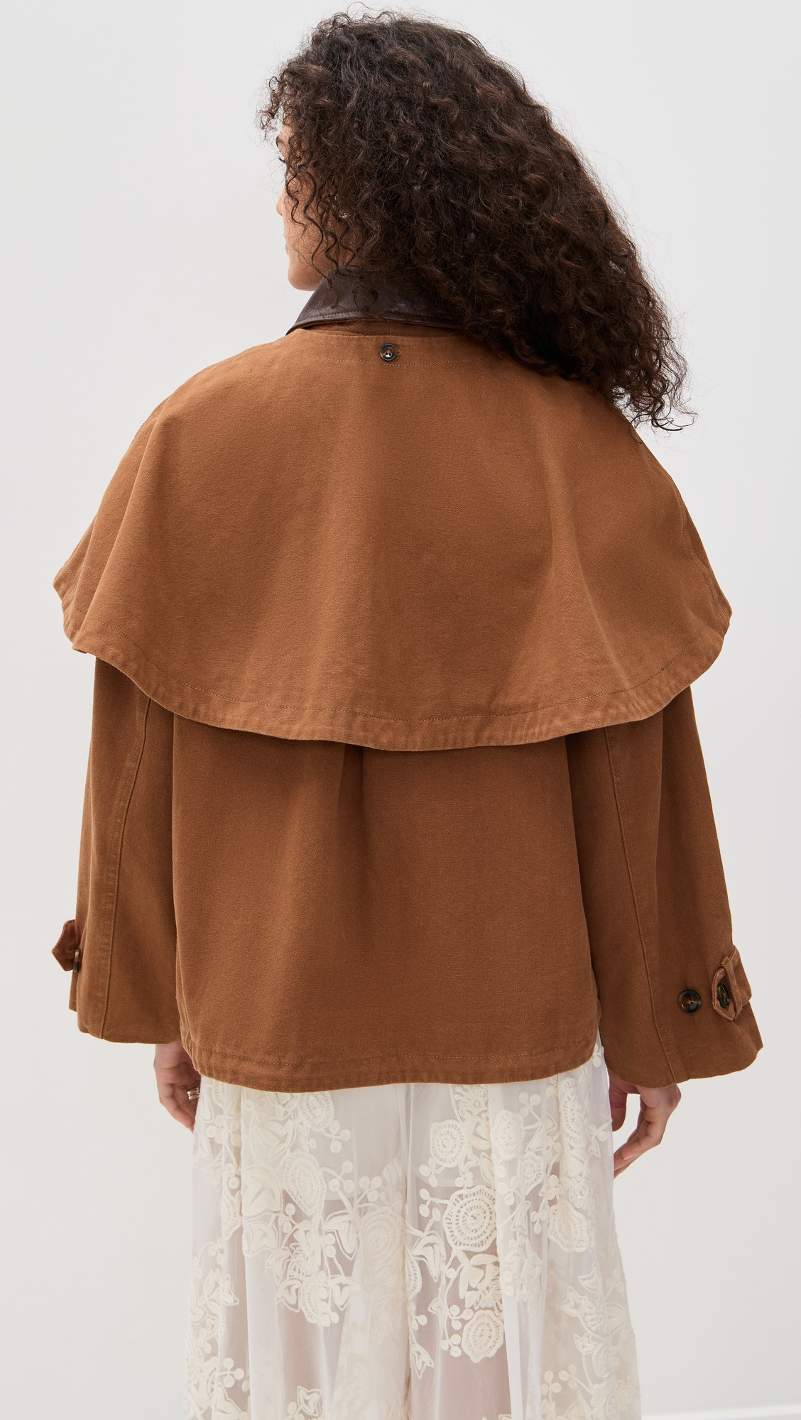 Carolyn Work Wear Cape Jacket - 3