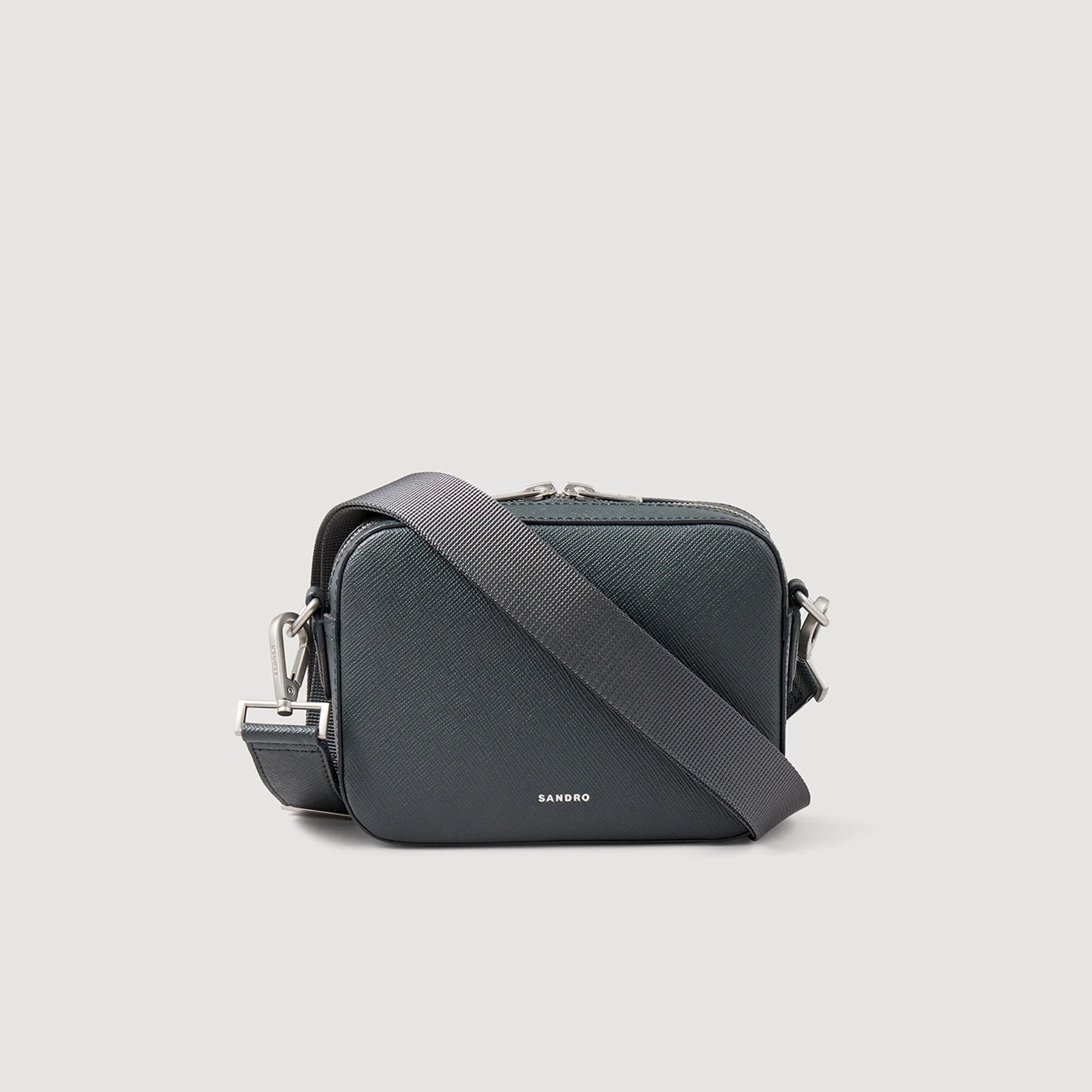 SMALL RECONSTITUTED LEATHER BAG - 1