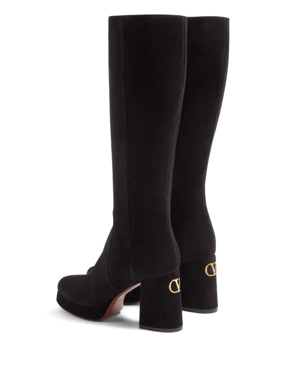 90mm Fawcette platform V-logo boots - 3