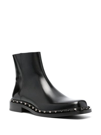 Valentino M-Way Rockstud leather boots outlook