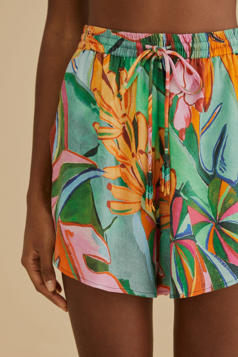 Banana Foliage Shorts 3