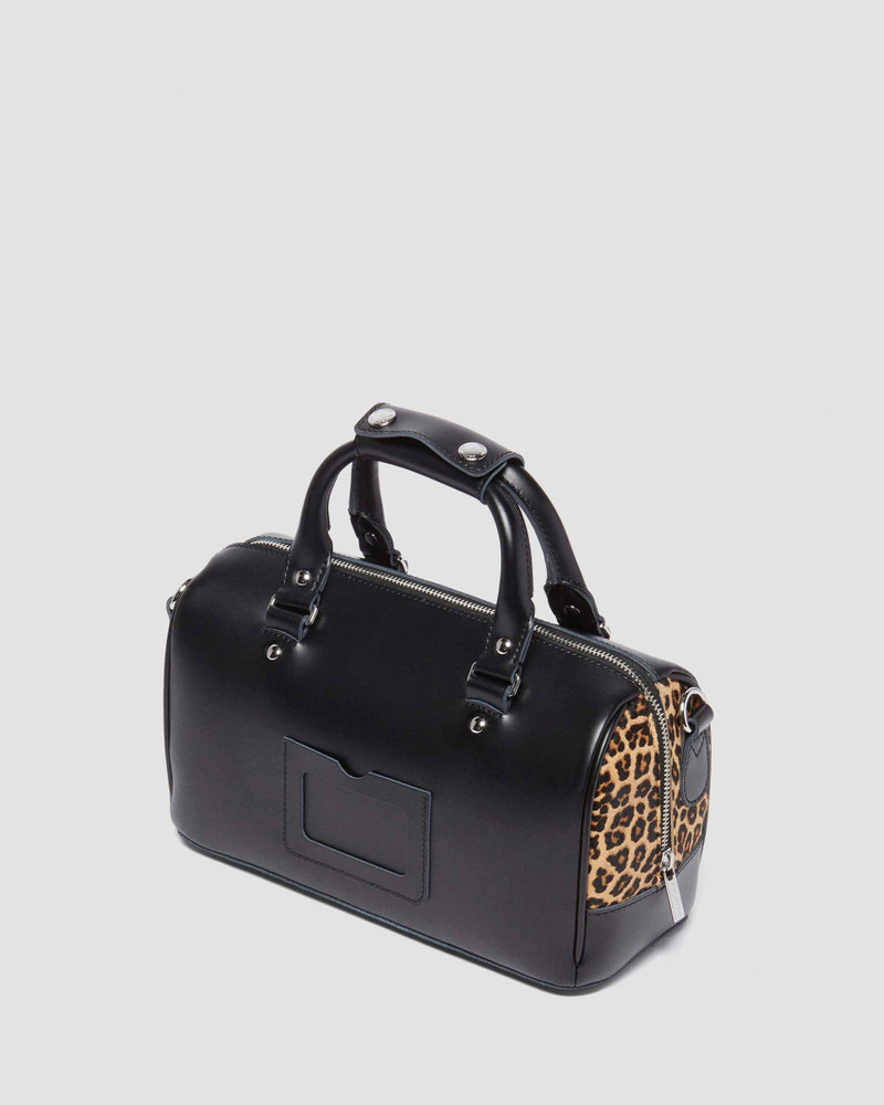 Top Handle Bag Leopard Print Hair On 10