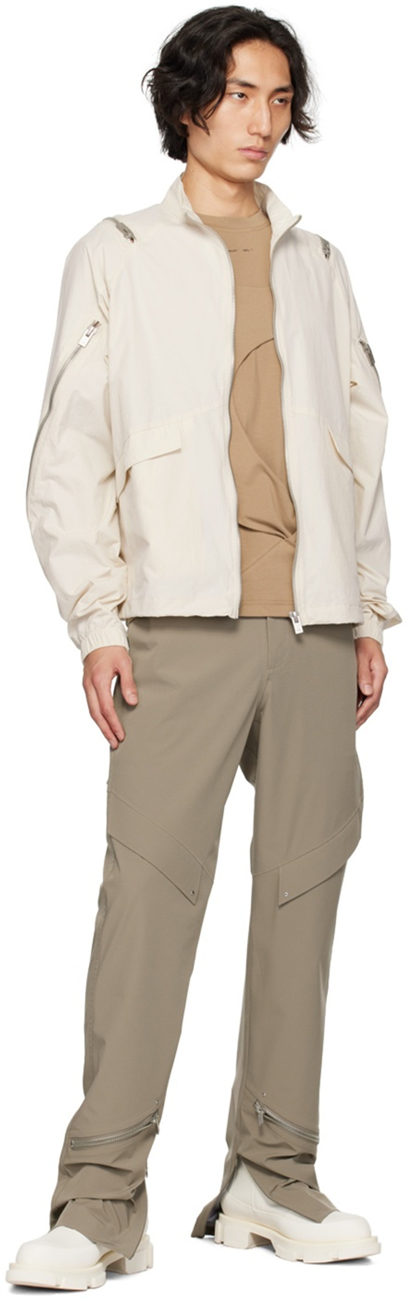 White Gao Chelsea Boots 5