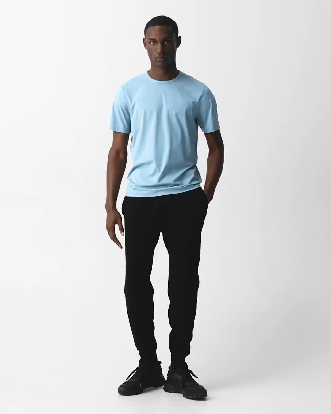 Crewneck Tee in Perform Jersey - 7