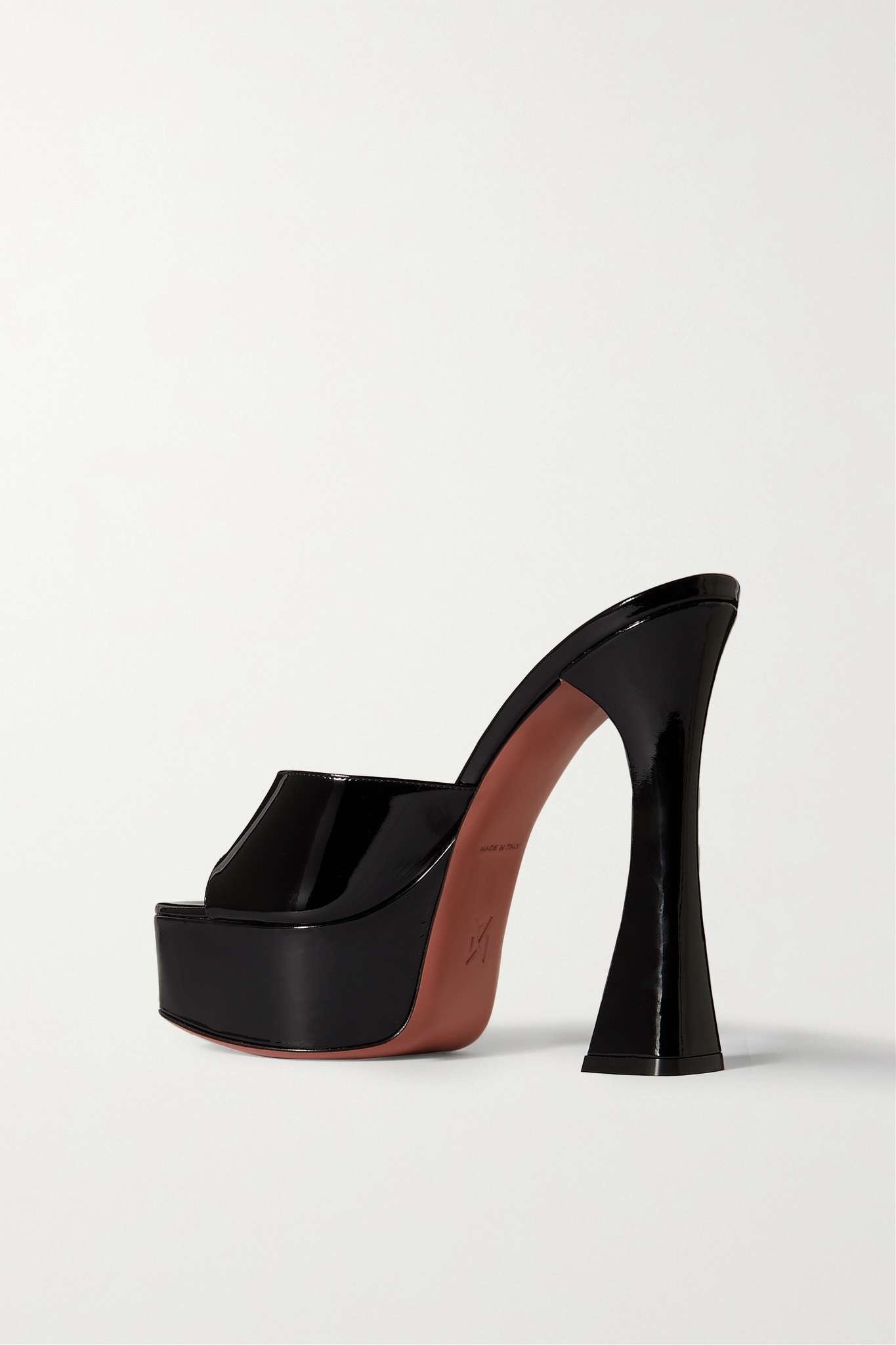 Dalida patent-leather platform sandals - 3