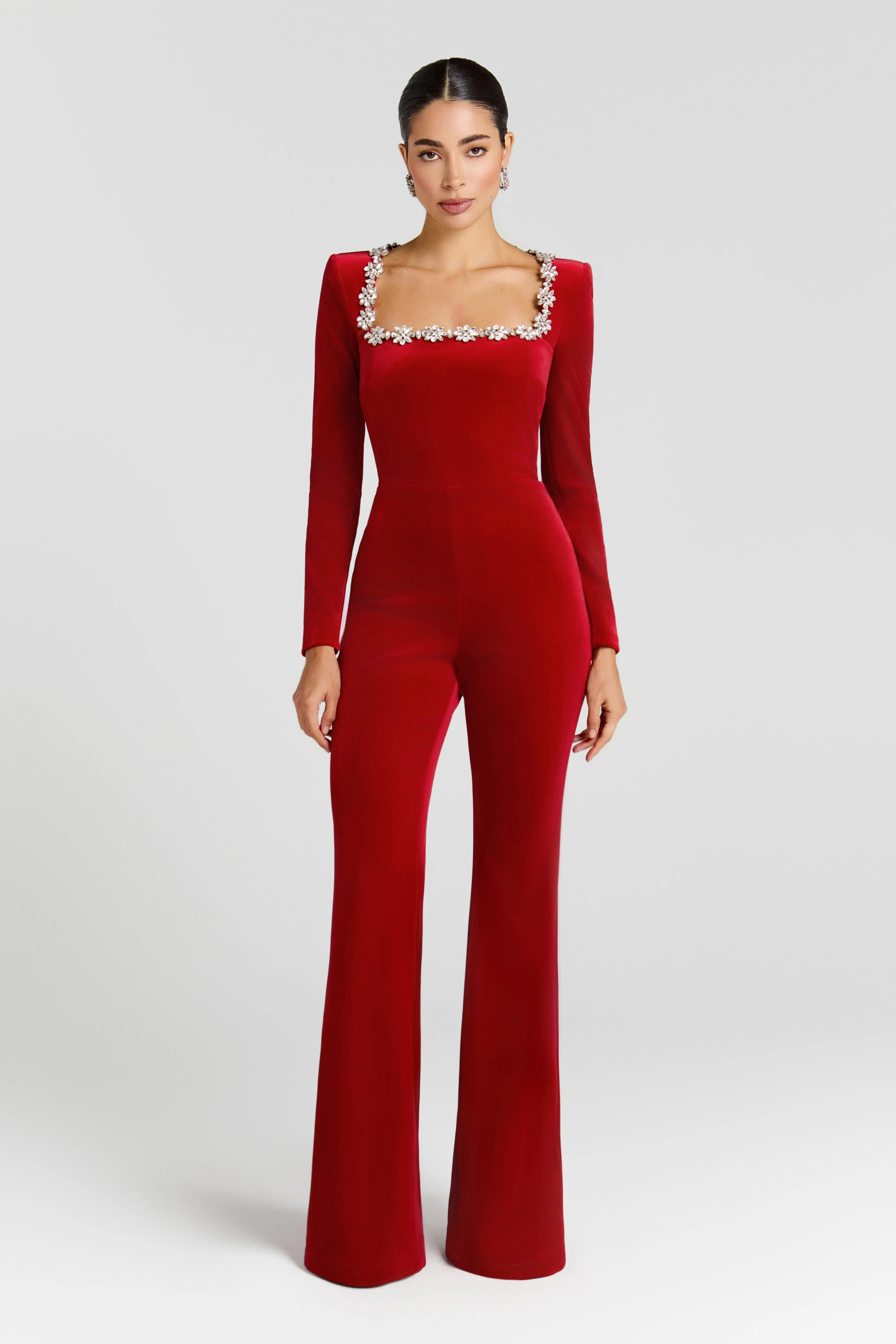 Kimberly Red Jumpsuit - 1