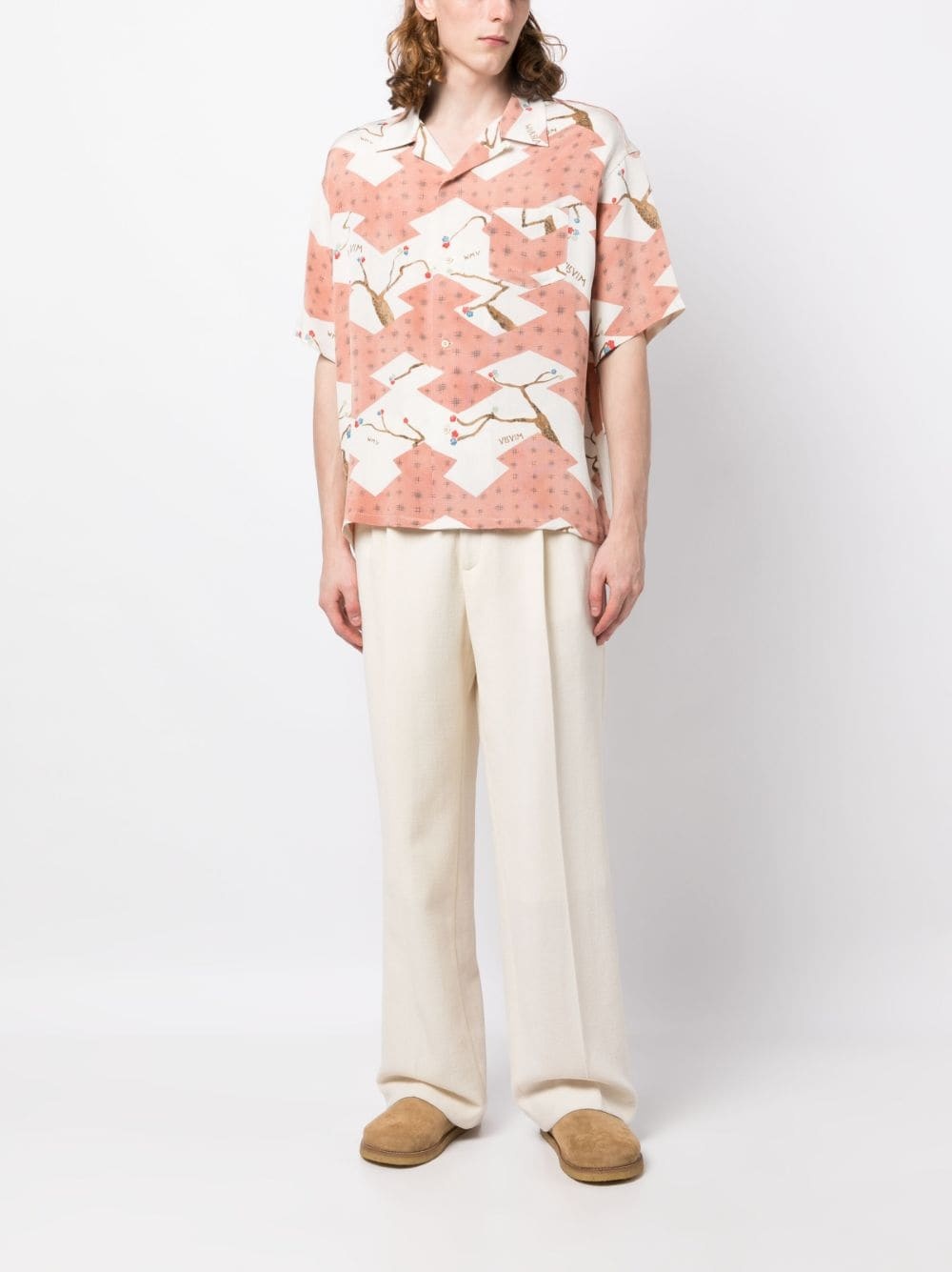 graphic-print short-sleeve shirt - 2