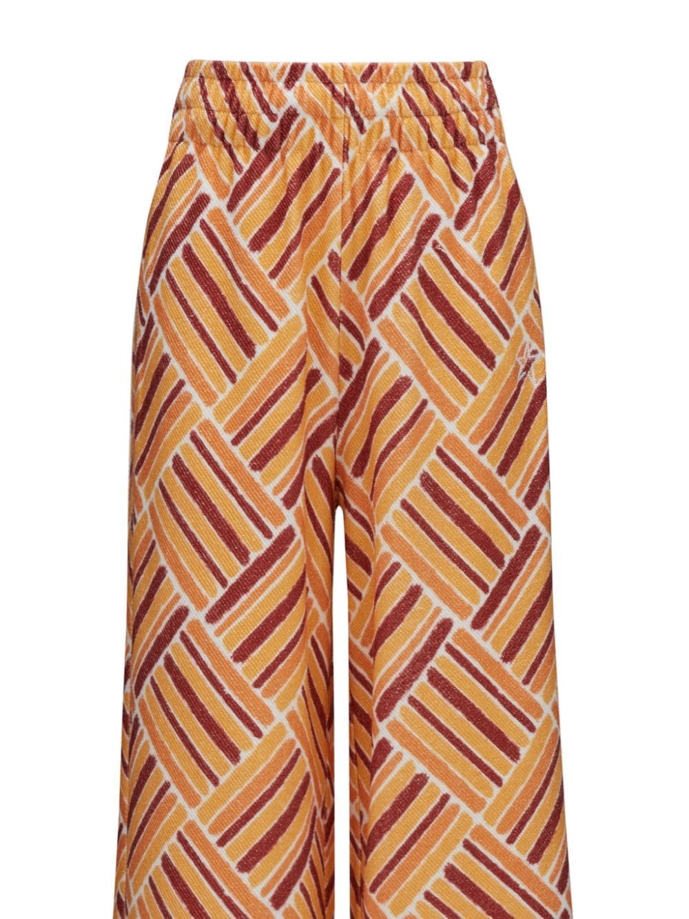 Eularia geometric-print cotton trousers - 2