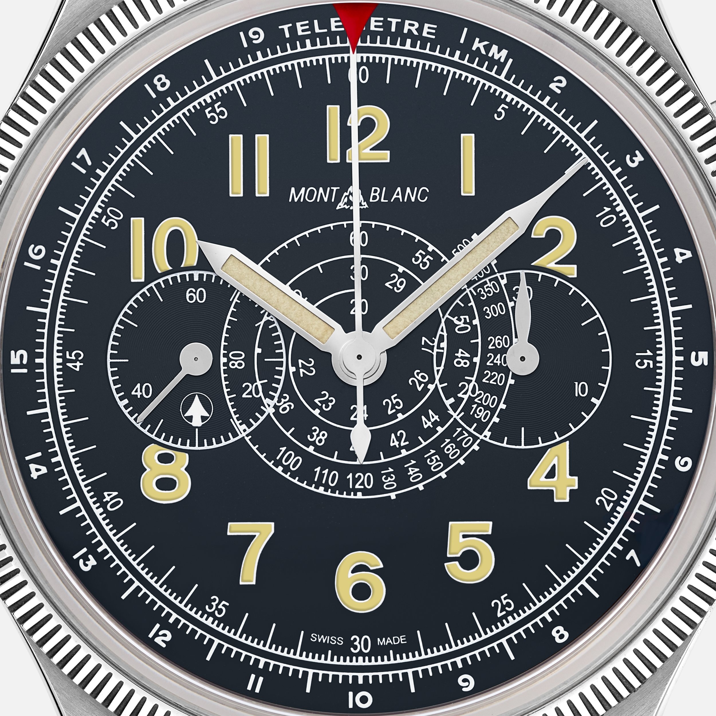 Montblanc 1858  Minerva Monopusher Chronograph Red Arrow Limited Edition - 88 pieces - 5