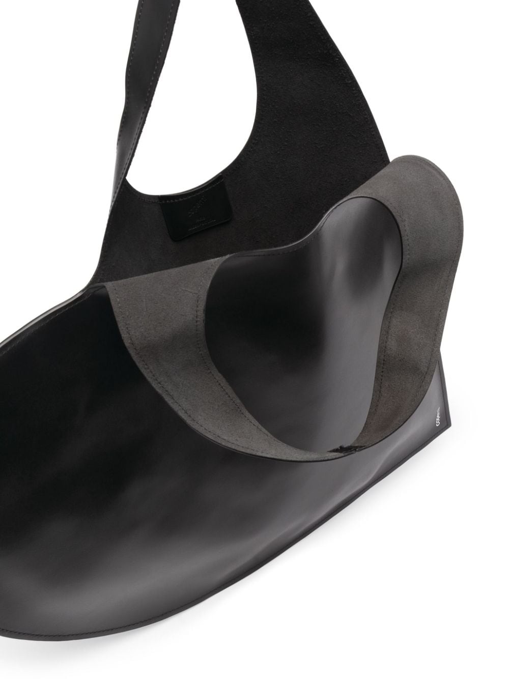 heart-shape leather tote bag - 6