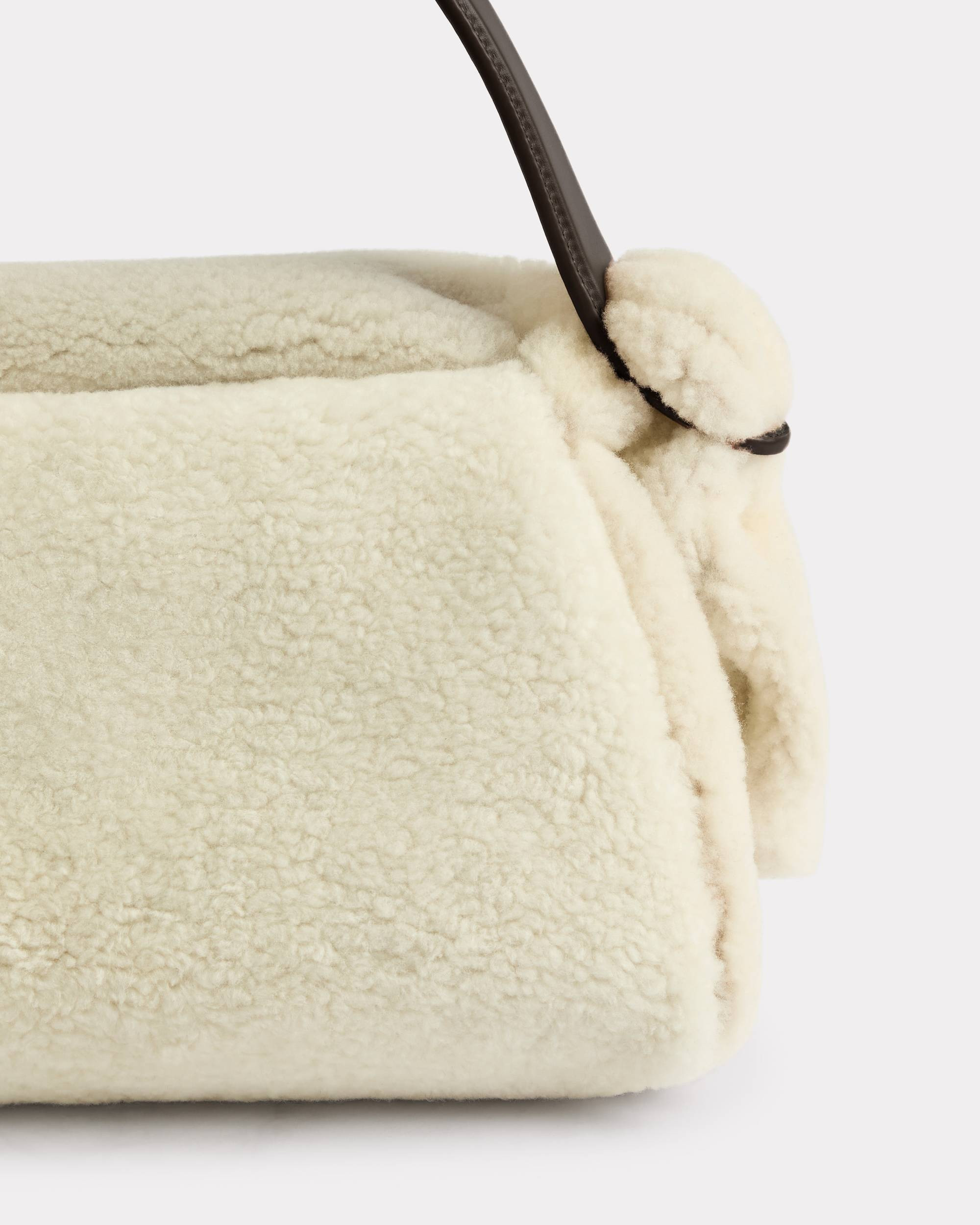 'KENZO Furoshiki' large shoulder bag in sheepskin - 5