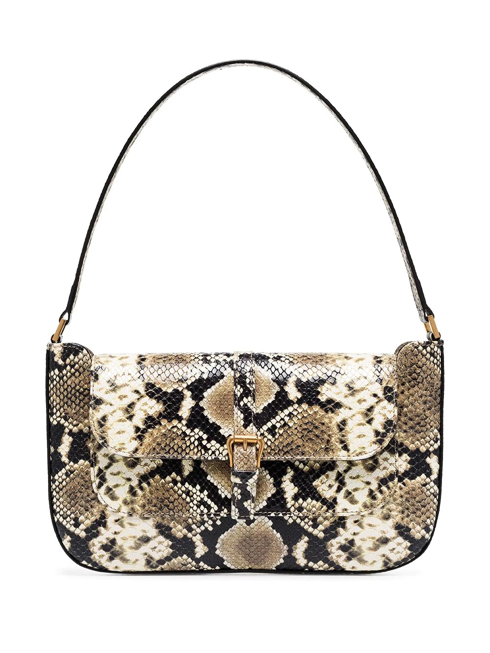 Miranda snake-effect shoulder bag - 1