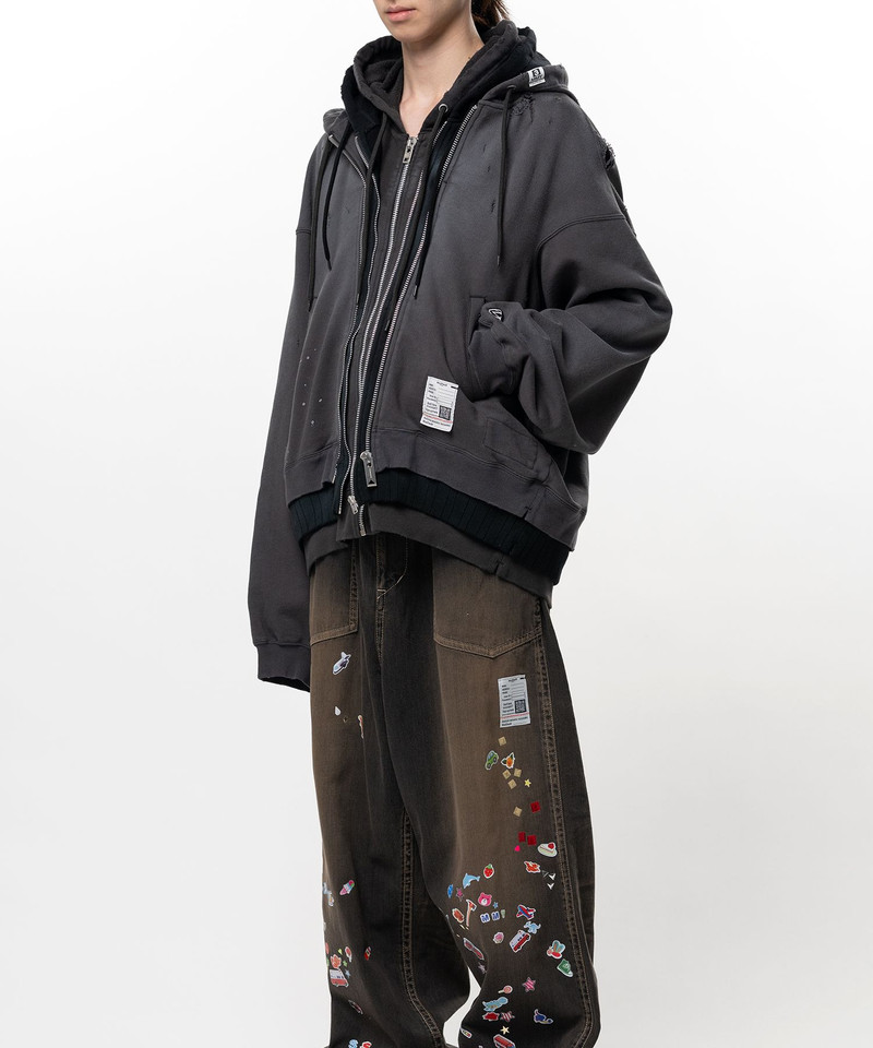 Triple Layered Zip-up Hoodie 9