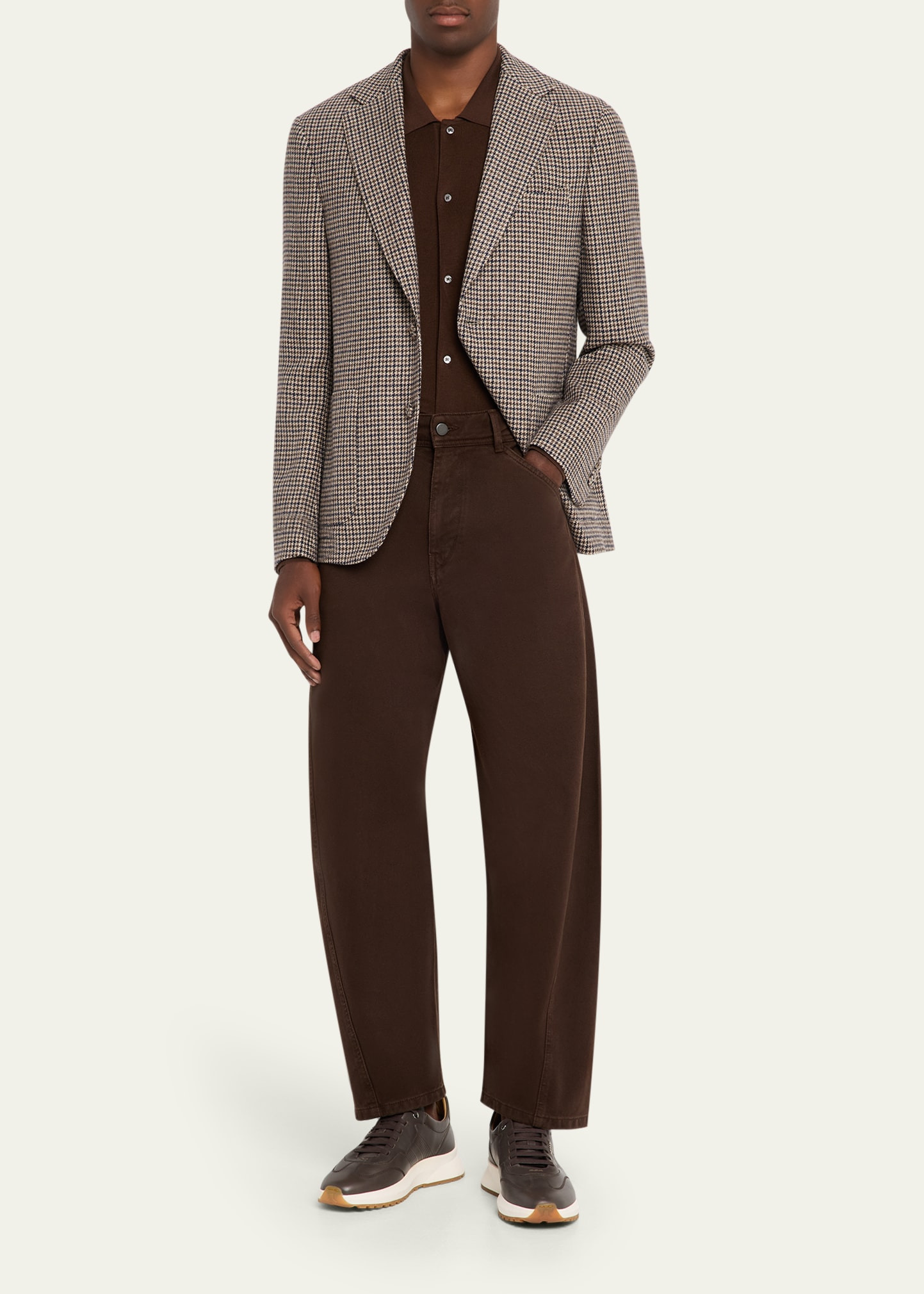 Men's Arthur Houndstooth Single-Breasted Sport Coat - 2