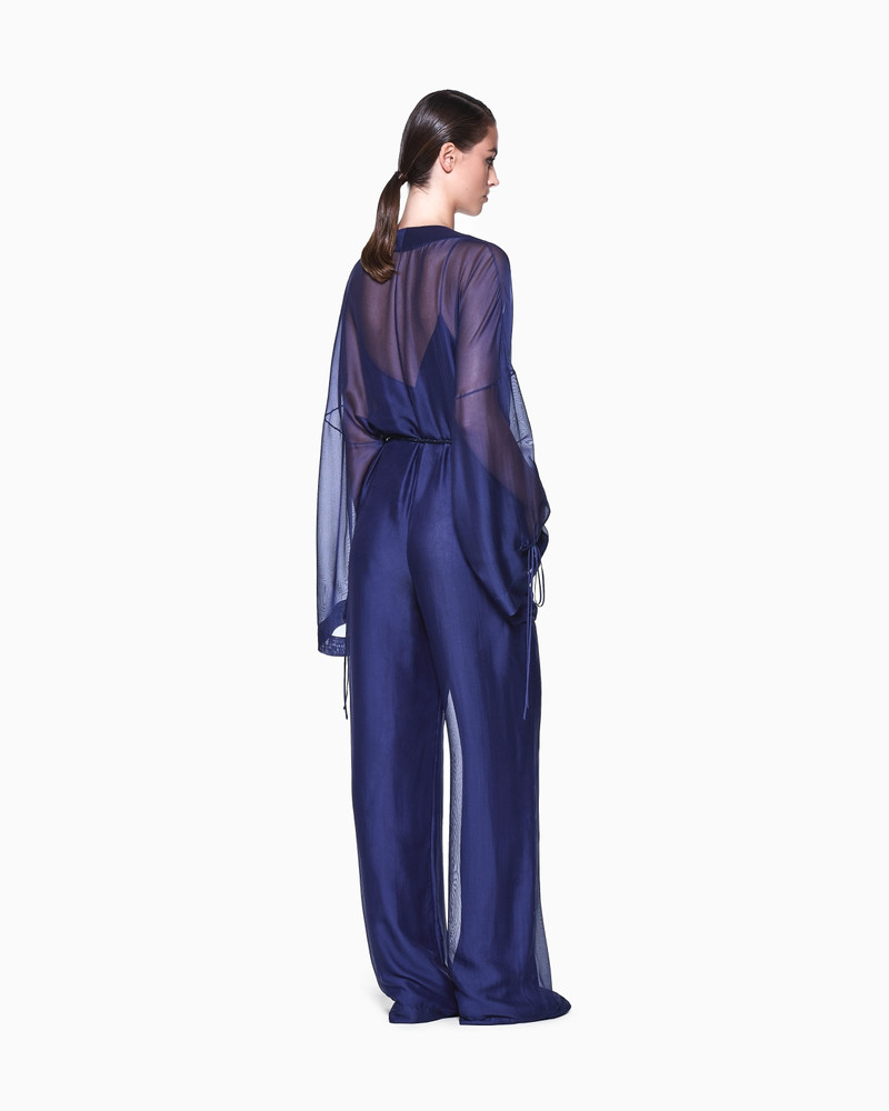 VISCOSE AND SILK GAUZE JUMPSUIT 3