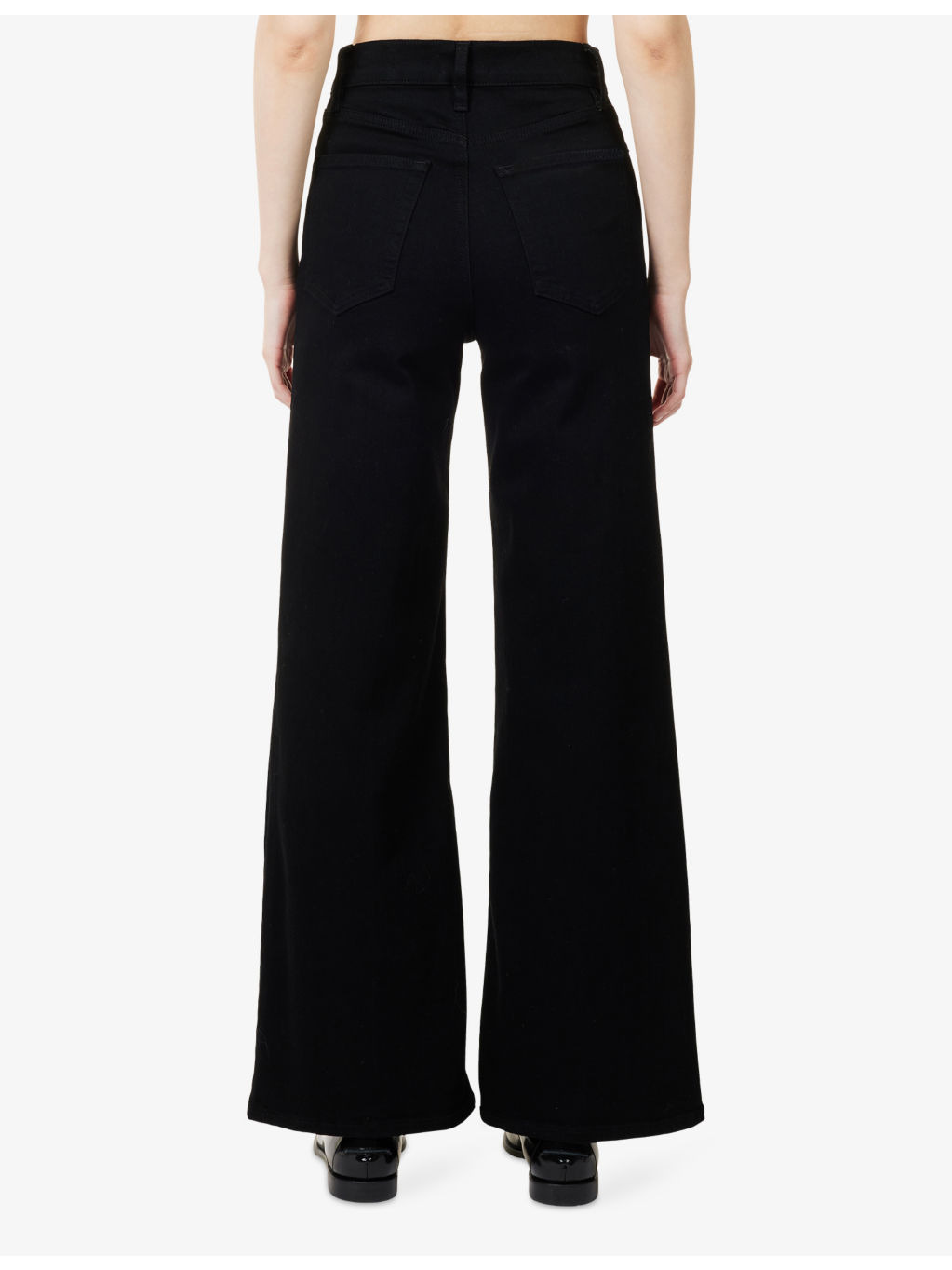 Le Slim Palazzo Wide-Leg Denim Jeans - 4