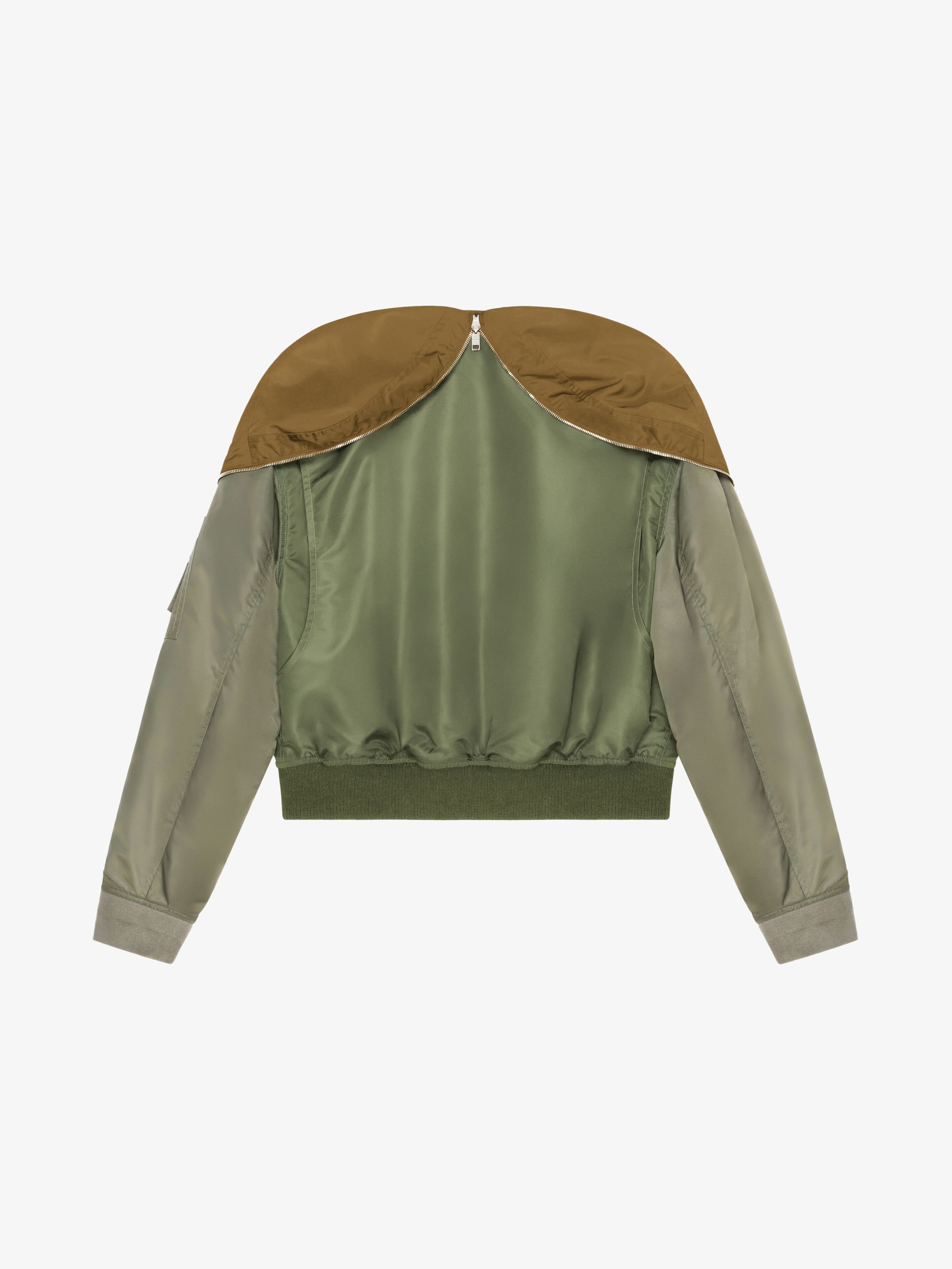 HOODED BOMBER JACKET - 5