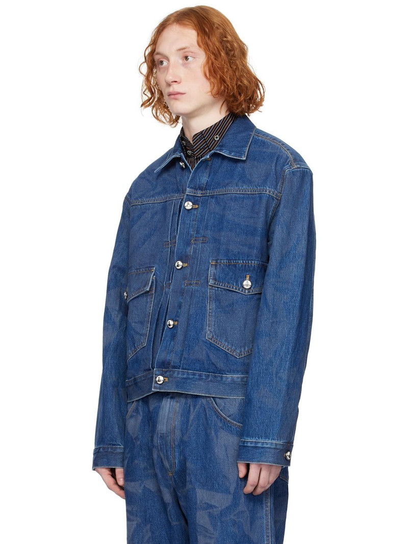 Vivienne Westwood Blue Marlene Denim Jacket outlook