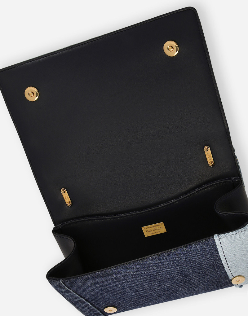 DG Girls bag in patchwork denim and plain calfskin 4