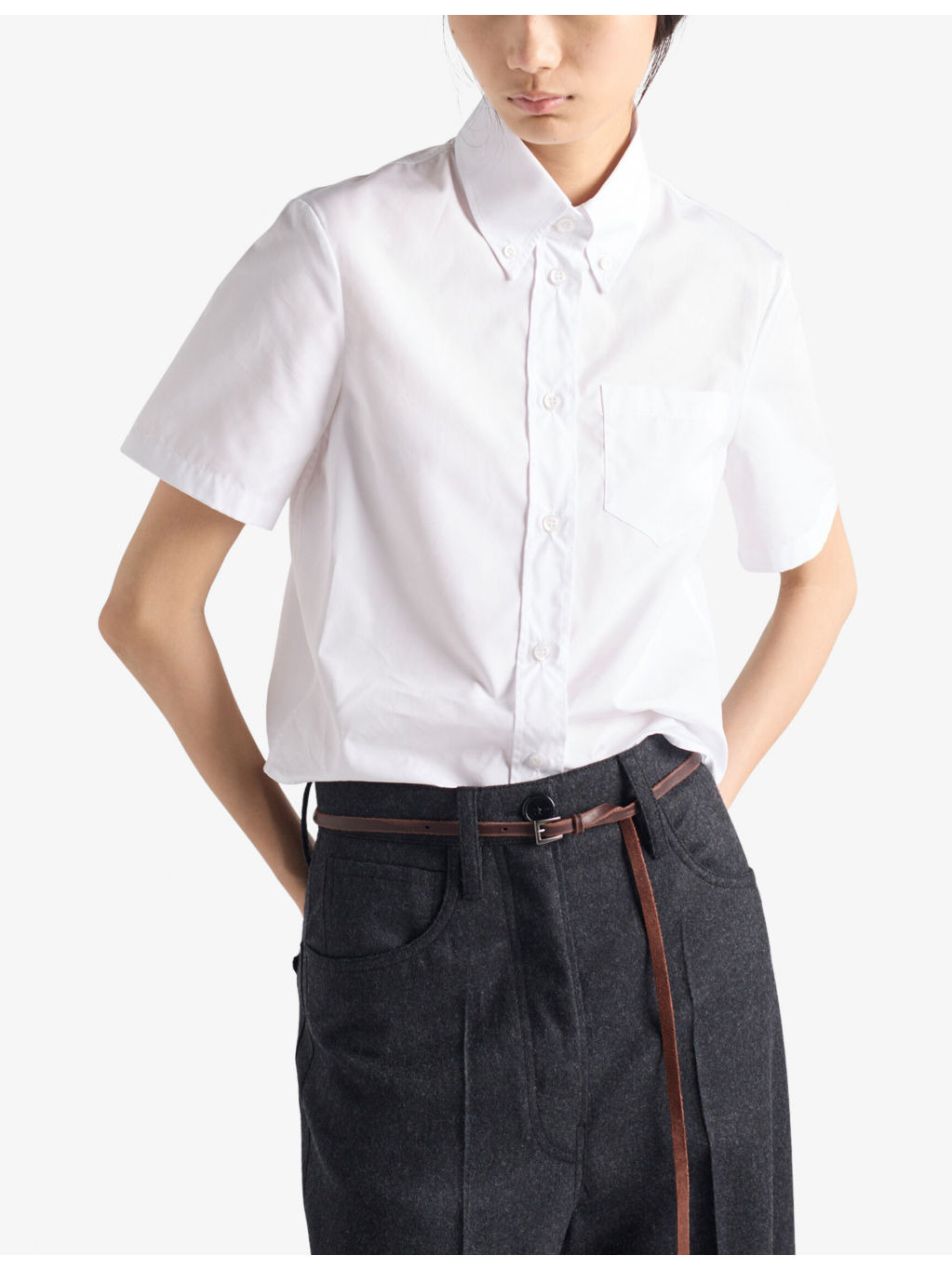 Logo-Embroidered Cotton Poplin Shirt - 3