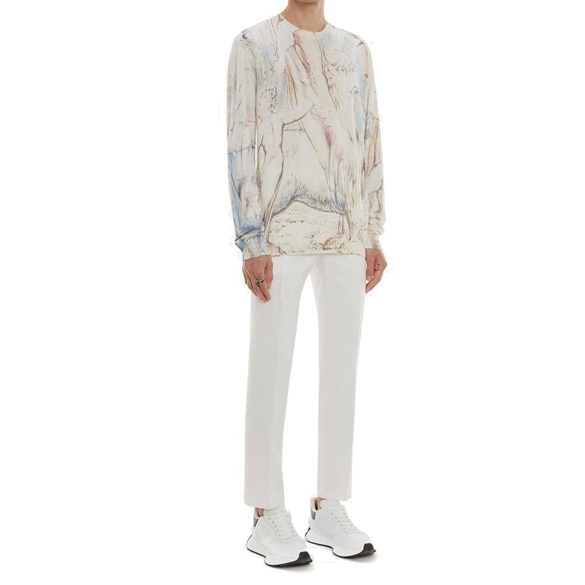 Alexander Mcqueen William Blake Dante Print Pullover Men - 2
