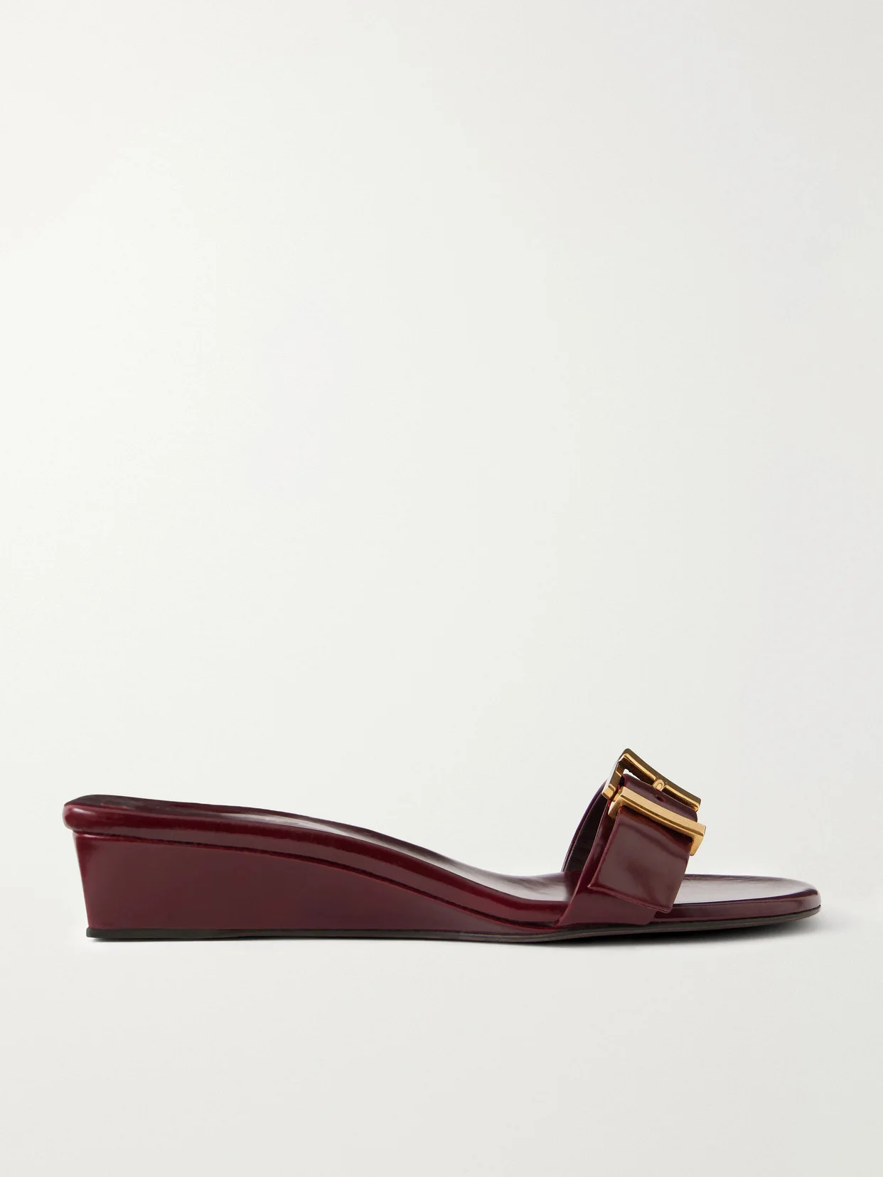 Manhattan Buckled Leather Sandals - 1