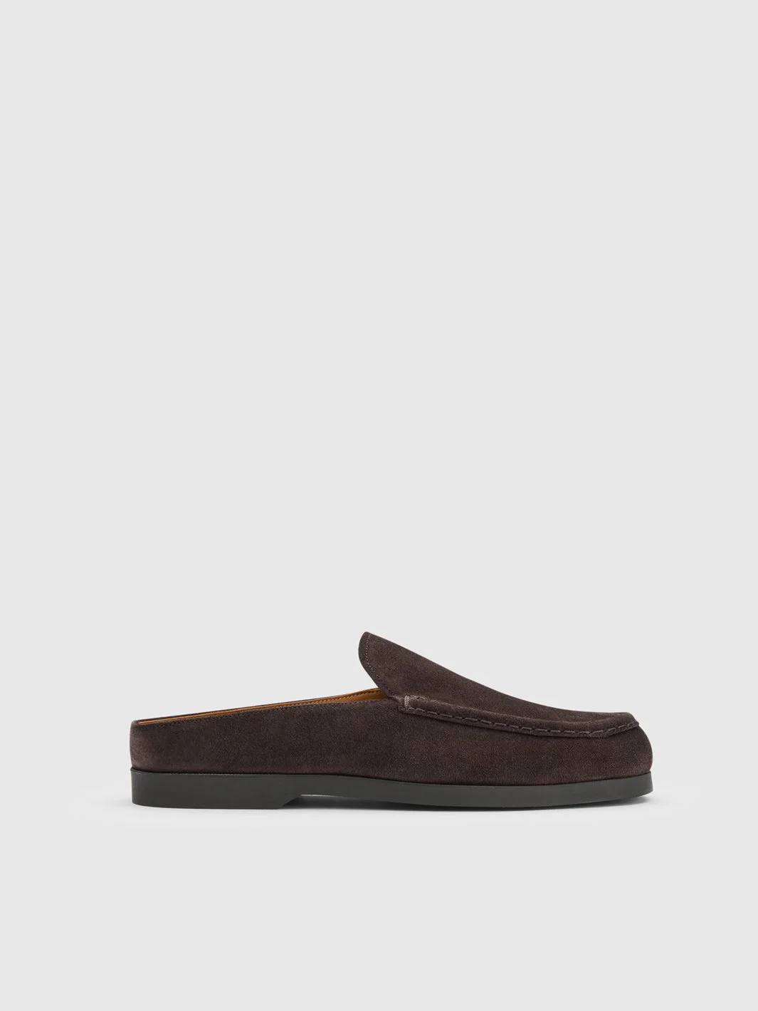 Tenno Walnut Suede Slip-ins - 1