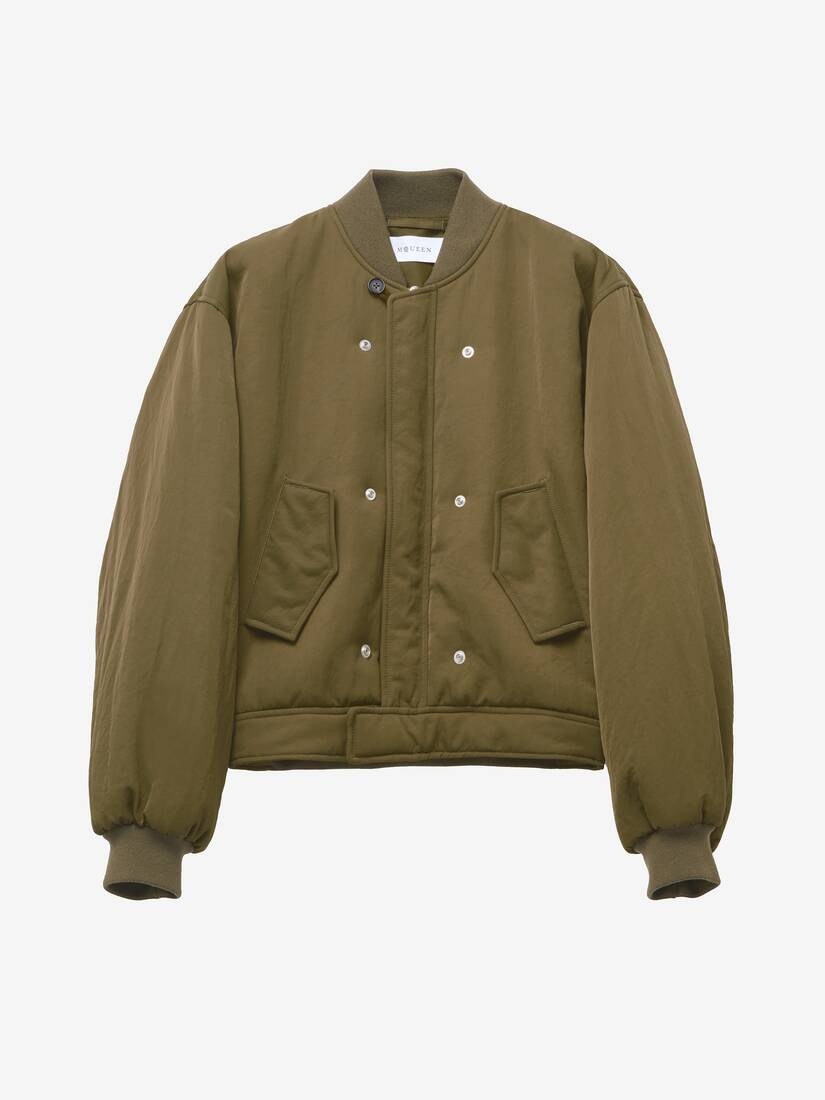 Double Layer Bomber Jacket - 4