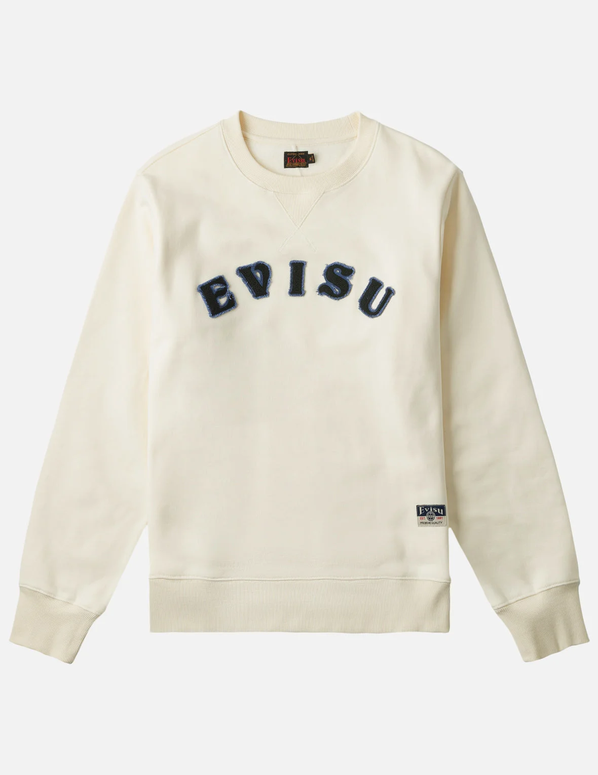 Evisu Embroidery Badge Fleece Sweatshirt - 1