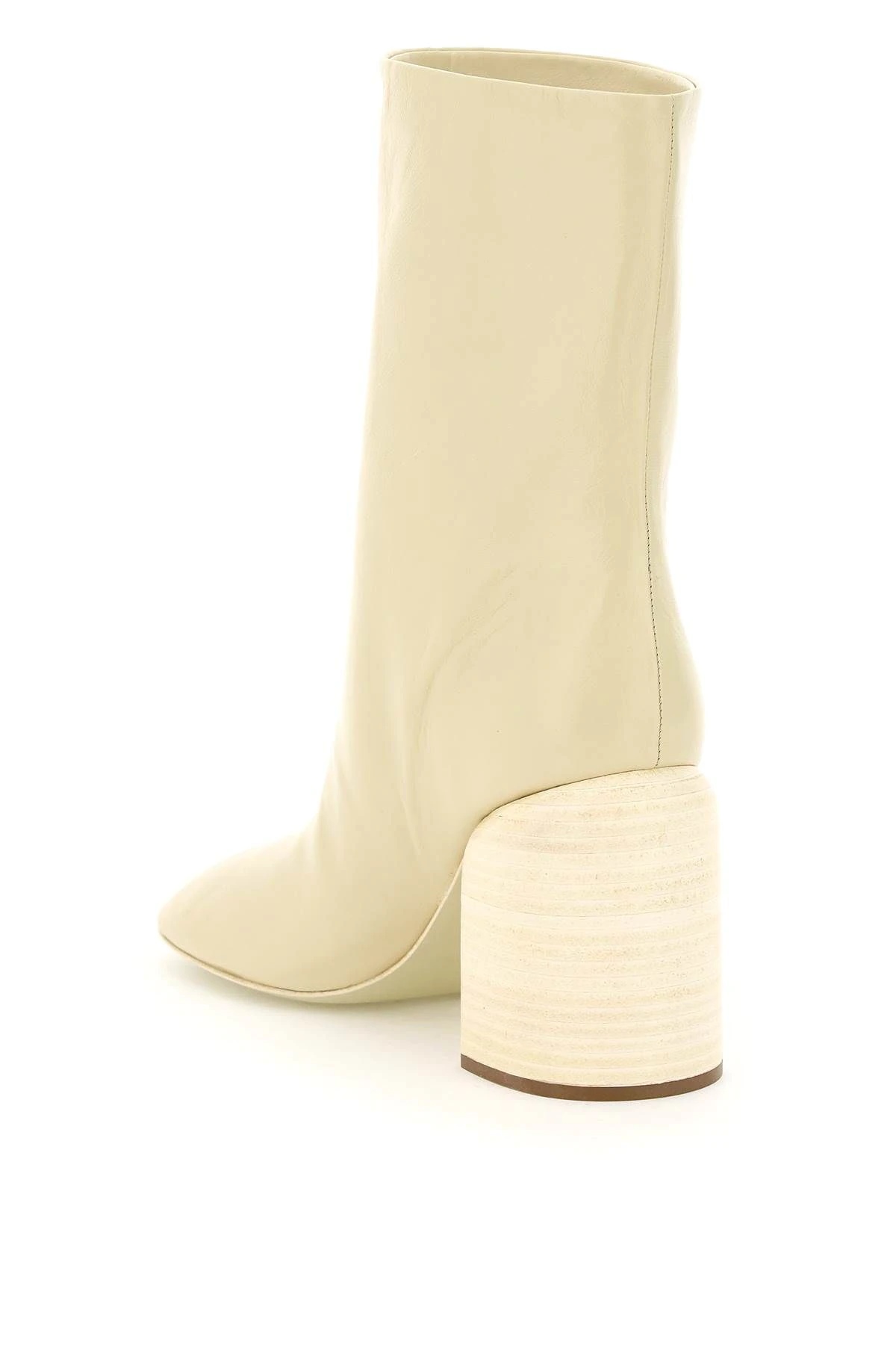 MID-CALF BOOTS WITH WOOD HEEL - 2