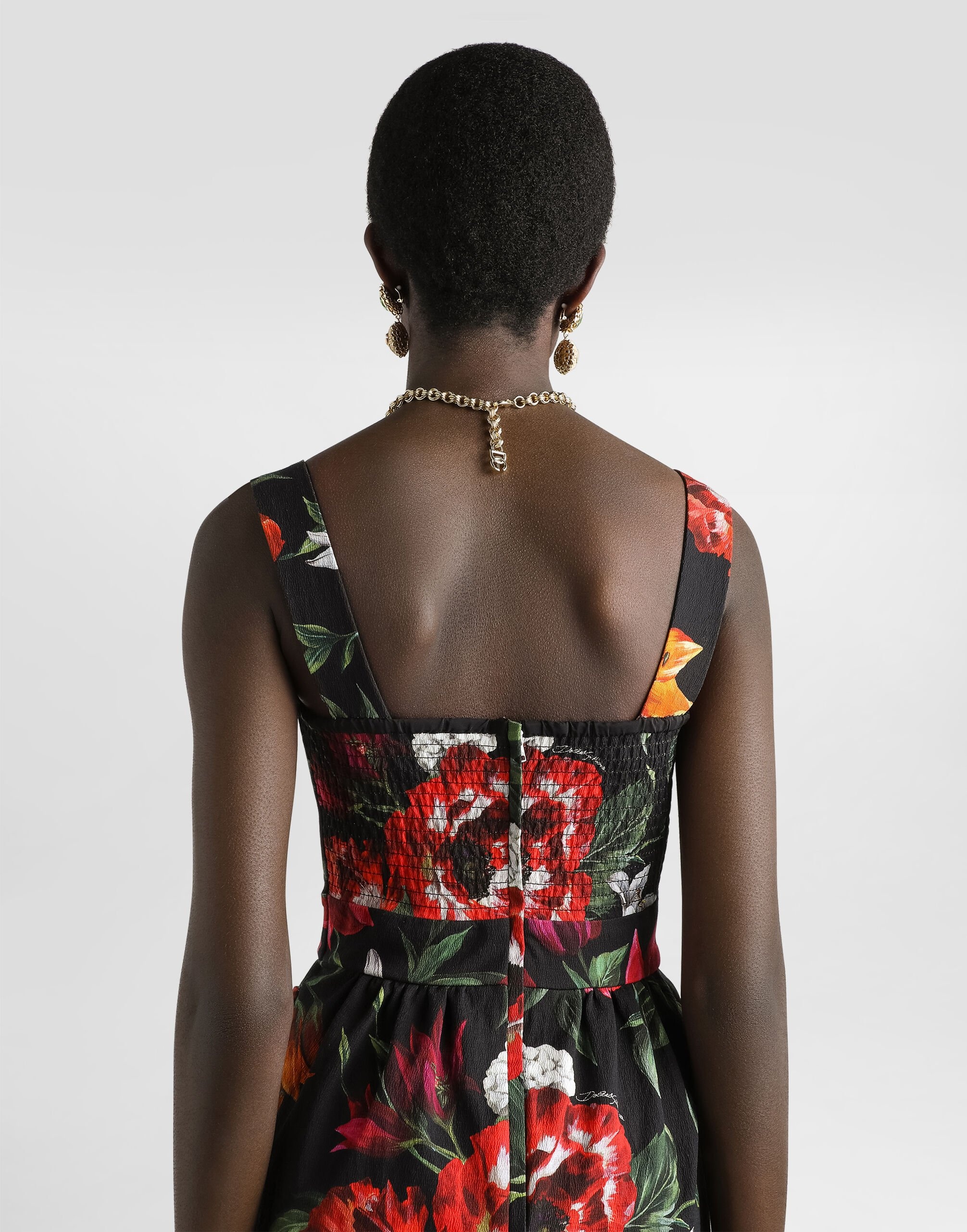 Flower-print dress - 5