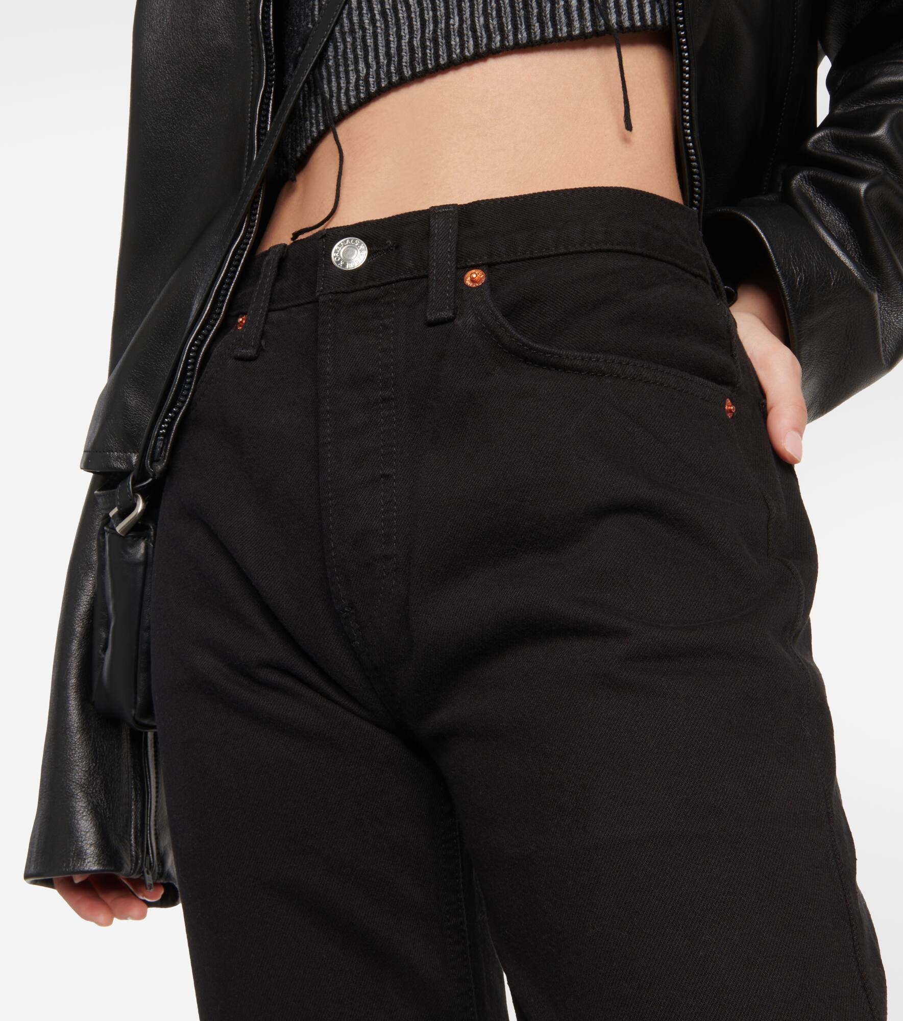 '70s Stove Pipe straight jeans - 4