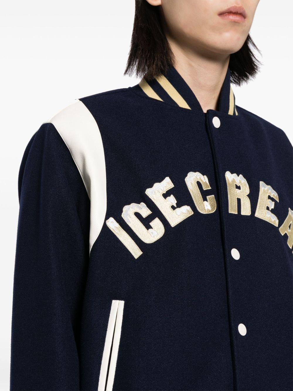 drippy varsity jacket - 5