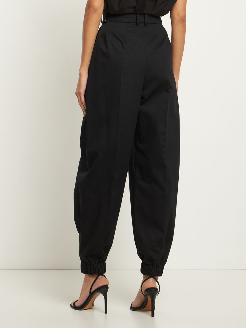 Twill balloon pants - 3