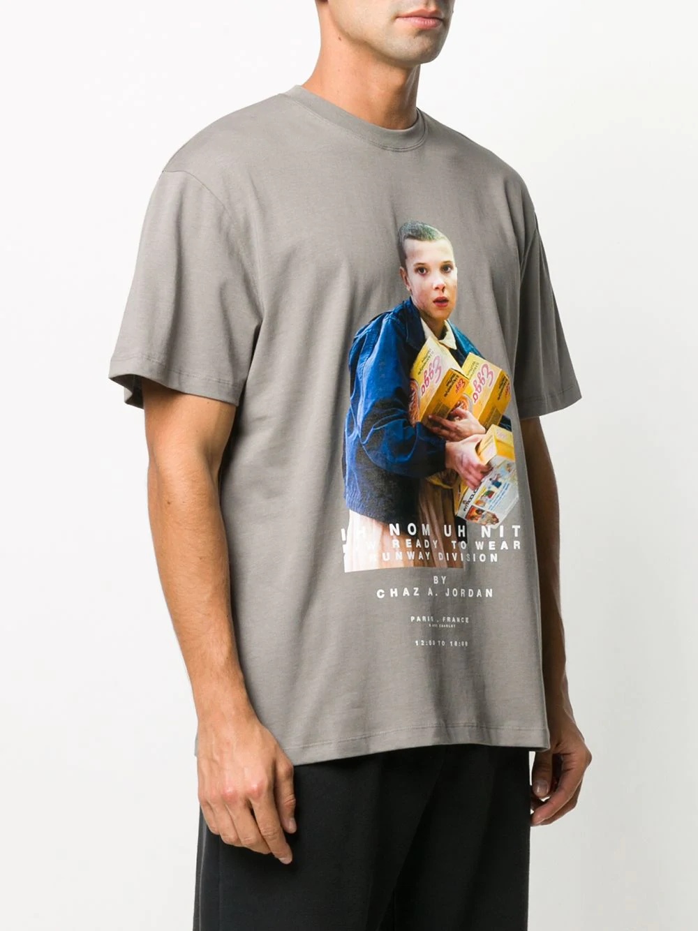 Stranger Things-print cotton T-shirt - 3