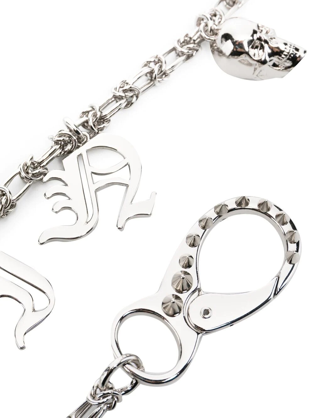 skull-charm key chain - 2