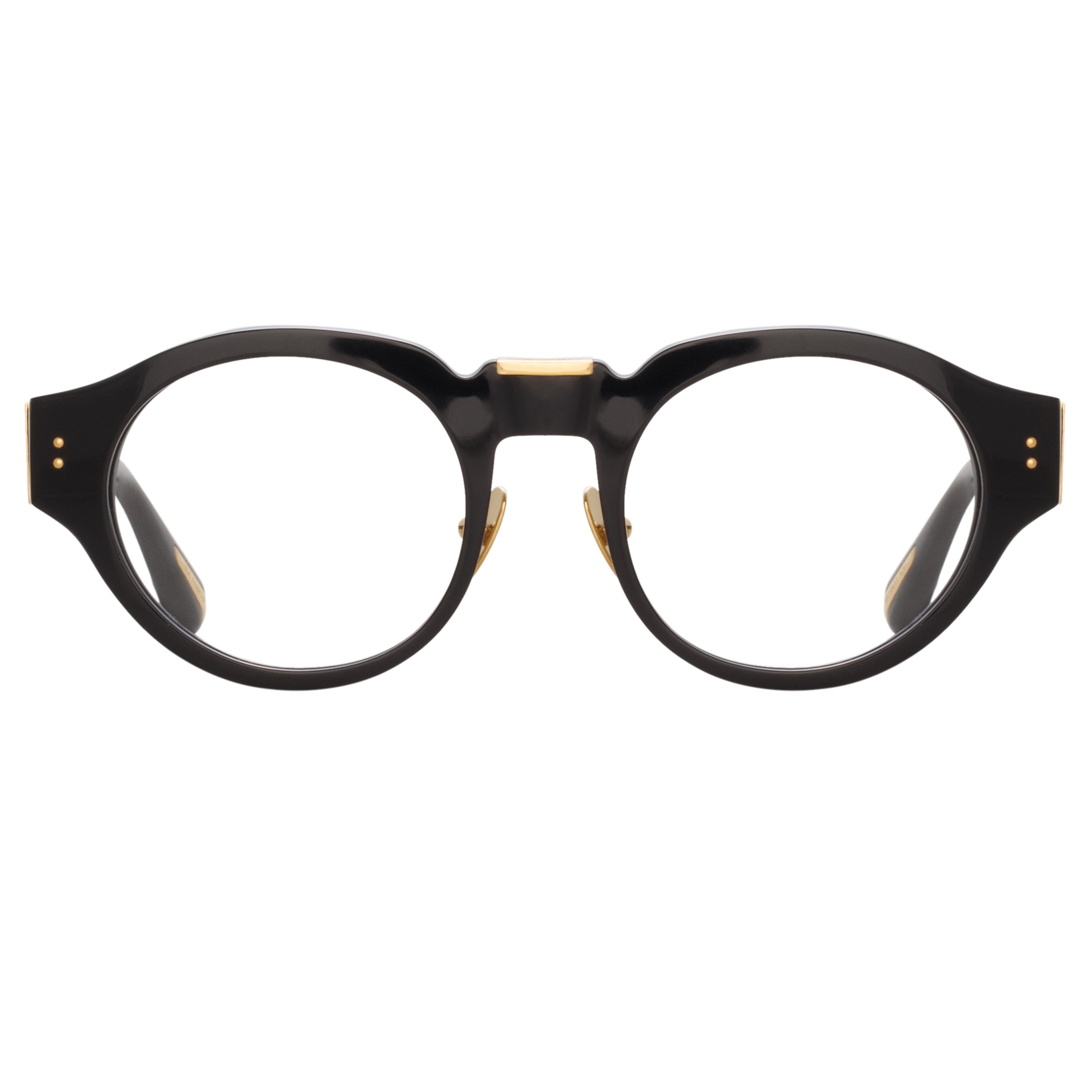 LEON ANGULAR OPTICAL FRAME IN BLACK - 1